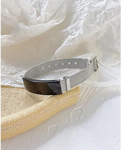 Miniatura 5 de Pulsera de fotos personalizada con imagen personalizada para él pulsera de imagen con nombre fecha imagen acero inoxidable ajustable pulsera