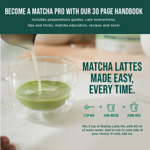 Miniatura 5 de Jade Leaf - Juego de iniciación de matcha moderno, batidor eléctrico y espumador de leche, cuchara de acero inoxidable, tamiz de acero inoxidable