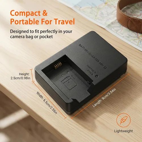 Miniatura 5 de Cargador de batería de cámara MH-32 para Nikon ENEL25 EN-EL25a Batería compatible con Nikon Z30 Z50 ZFC Z50ii Micro Single Camera, mh 32 Cargador