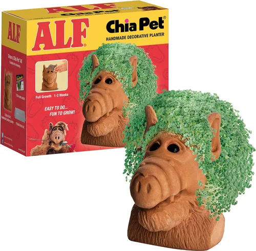 Miniatura 11 de Chia Pet Emoji Winky con paquete de semillas, maceta decorativa de cerámica, fácil de hacer y divertido de cultivar, regalo novedoso, perfecto