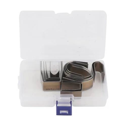 Herramienta de perforación de cuero, 18 piezas de cuero para manualidades, juego de punzones de acero aleado, universales, herramientas de