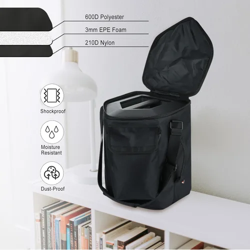 Miniatura 4 de Funda de transporte de viaje para Bose S1 Pro/Bose S1 Pro+, funda deslizante con correa para el hombro y bolsillo para accesorios, soporte portátil