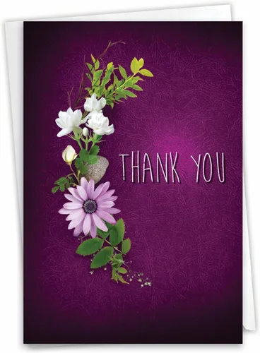 Miniatura 17 de The Best Card Company Boss Thank You - Tarjeta de felicitación con sobre de 5 x 7 pulgadas, 1 tarjeta, (no 3D o elevado) mensajes inflados