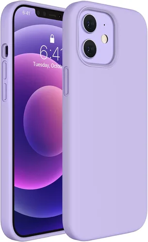 Miniatura 300 de Miracase Funda diseñada para iPhone 13, con protector de pantalla de vidrio templado, forro de microfibra suave antiarañazos, funda de goma