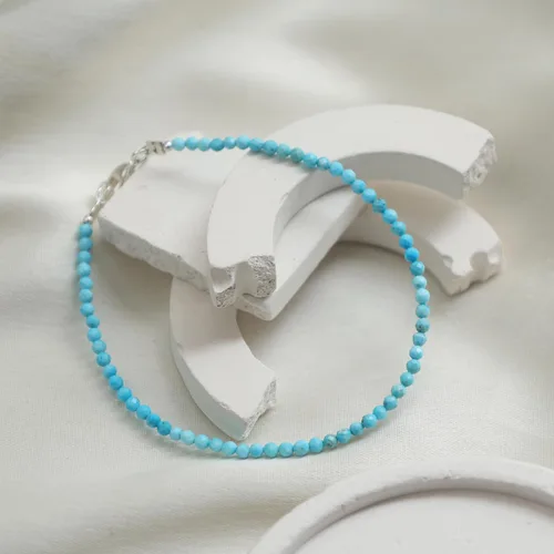 Miniatura 62 de Gempires - Pulseras de cuentas de piedras preciosas hechas a mano, ligeras, de cristal, para uso diario, hipoalergénicas, de 8 pulgadas, chapadas