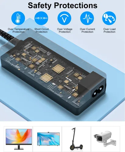Miniatura 6 de Cargador eléctrico de 42 V para scooter Hiboy compatible con Hiboy S2 Pro, S2 Lite, S2, KS4, KS4 Pro, NEX, NEX3, NEX5, Max, Max3, Max V2 Scooter