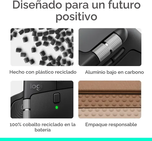 Miniatura 15 de Logitech MX Master 4, ratón inalámbrico ergonómico con retroalimentación háptica de rendimiento avanzado, desplazamiento ultrarrápido, carga USB-C