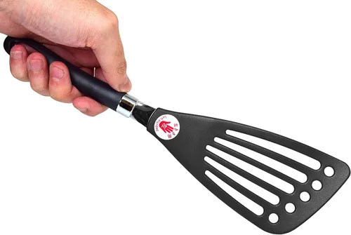 Miniatura 3 de Seki Japón Espátula para Zurdos Volteador de Huevos Espátula para Pescado Utensilios de Cocina - Volteador Ranurado Volteador de Huevos Utensilios