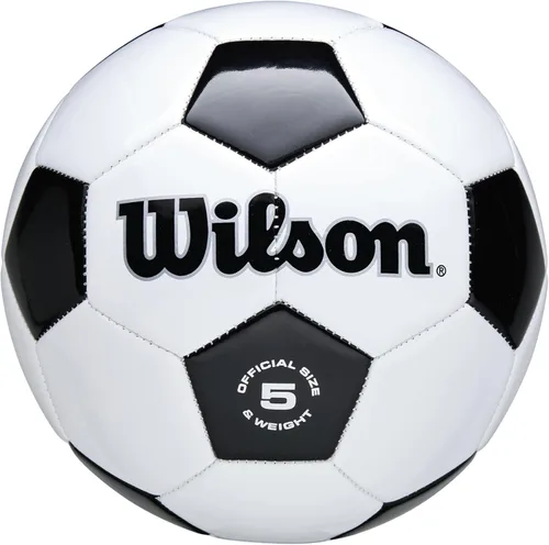 Wilson - Balones de fútbol tradicionales Negro/Blanco