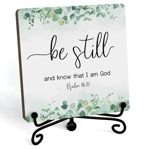 Miniatura 78 de Decoración Inspiradora Cristiana para Escritorio, Letrero "Dios Todavía Está Escribiendo Tu Historia", Decoración de Escritorio para Oficina, Hogar