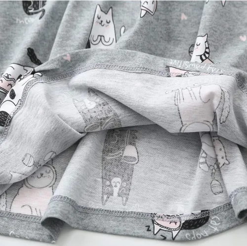 Miniatura 3 de ENJOYNIGHT - Conjunto de pijama para mujer, ropa de dormir de algodón con camiseta y pantalones capri, lindos pijamas