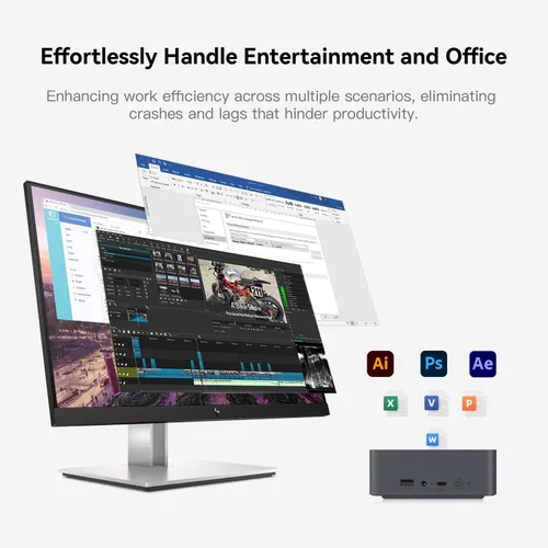 Miniatura 5 de Beelink EQR5 - Mini PC W11 Pro, AMD Ryzen 5 5625U (6C/12T hasta 4.3 GHz), 16 GB DDR4, 500 GB SSD NVMe, Wi-Fi 6, BT5.2, LAN dual, Radeon 7 núcleos