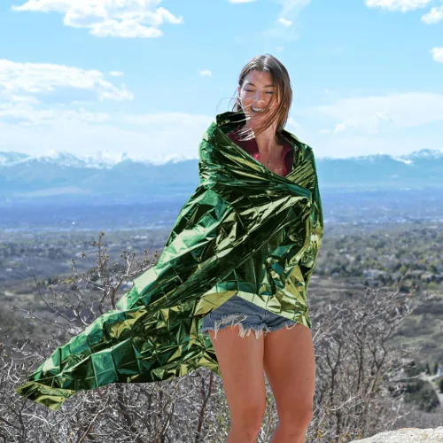 Miniatura 6 de Everlit Mantas térmicas de Mylar de emergencia de supervivencia, kit de supervivencia para campamento, perfecta para primeros auxilios, al aire