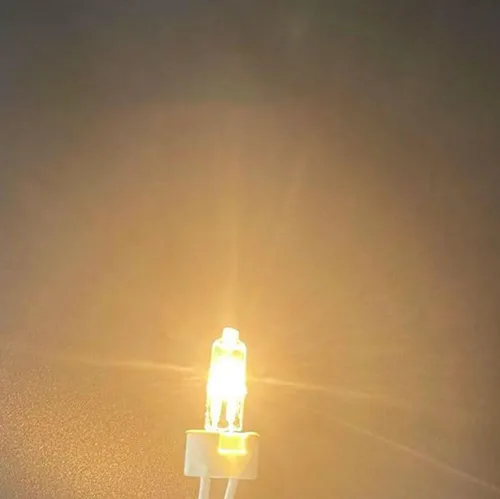 Miniatura 3 de 10 bombillas halógenas G4 110 V 35 W regulables blanco cálido G4 bombilla halógena para candelabro, lámpara de escritorio, iluminación de paisaje 10