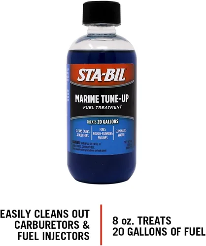 Miniatura 2 de STA-BIL Marine Tune-Up - Tratamiento de combustible – Limpia carburadores e inyectores – Repara motores de funcionamiento áspero – Elimina el agua