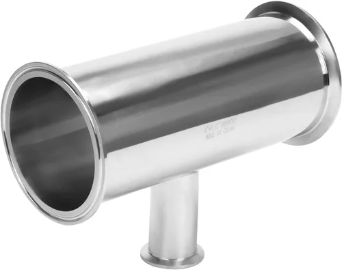 Miniatura 11 de DERNORD Reductora de abrazadera Tee 3 vías Acero inoxidable 304 Instalación sanitaria