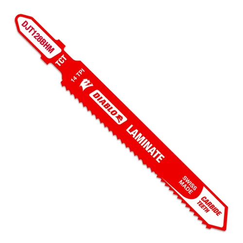 Miniatura 27 de Diablo Hojas de sierra de calar bimetálicas para corte de madera superior e inferior de acabado ultrafino, 4-5/8 pulgadas, 12 TPI, paquete de 5