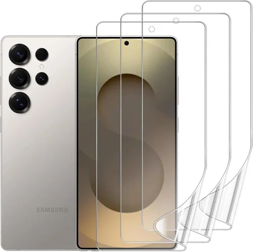 Miniatura 15 de Paquete de 3 protectores de pantalla compatibles con Samsung Galaxy S21 FE 5G de 6.4 pulgadas, película de hidrogel de TPU suave transparente HD