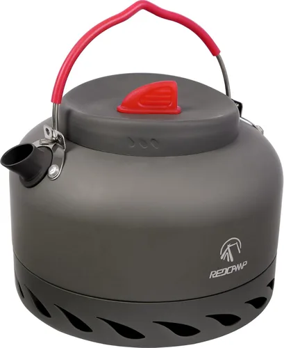 Miniatura 12 de REDCAMP Mini hervidor de agua al aire libre de 0.8L, olla de agua de aluminio con bolsa de transporte, caldera de té ligera compacta