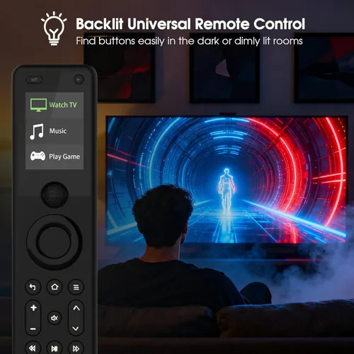 Miniatura 5 de SofaBaton X1S - Control remoto universal con concentrador, rueda de desplazamiento mejorada, control remoto universal todo en uno con actividades