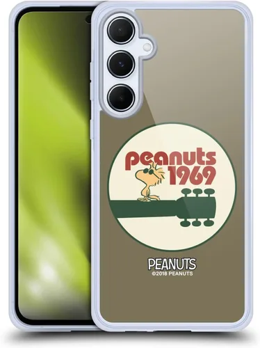 Miniatura 200 de Head Case Designs Funda de gel Woodstock 50th con licencia oficial de Peanuts Snoopy Guitar 1969 [protección de grado militar] compatible
