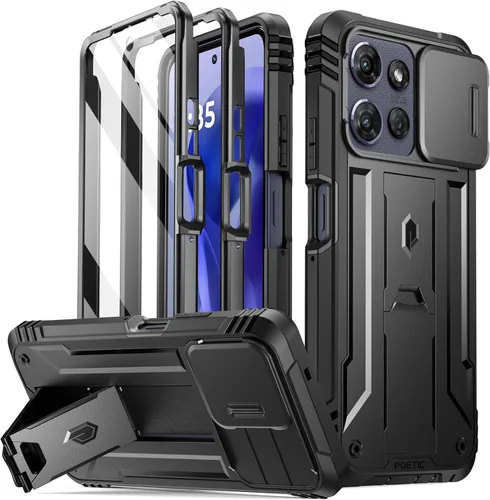 Miniatura 8 de Poetic Revolution - Funda para Motorola Moto G Power 2023 5G (no para la versión 2022), [probada contra caídas de grado militar de 20 pies], Negro