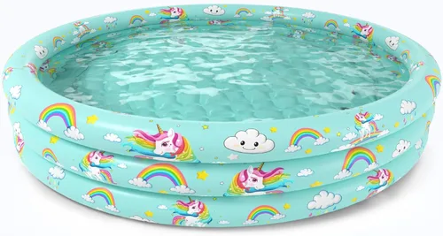 Jasonwell Piscina inflable para bebés y niños – Piscina para niños pequeños, piscinas inflables para bebés, piscina inflable para niños (unicornio