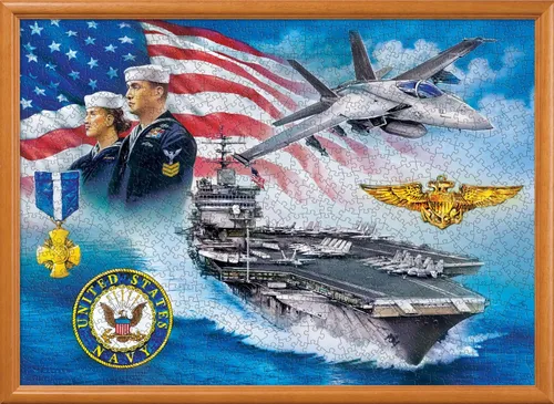 Miniatura 5 de MasterPieces Rompecabezas de 1000 piezas - Marina de los Estados Unidos - 19.25 x 26.75 pulgadas