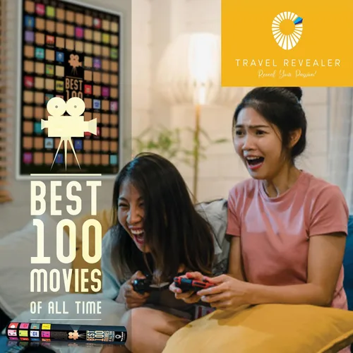 Miniatura 7 de Póster de 100 mejores películas para rascar de Travel Revealer - La mejor lista de películas de todos los tiempos. Póster de película minimalista