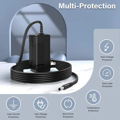Miniatura 4 de Cable de alimentación con certificación UL para AeroGarden Bounty 100911 100912 100913 Cargador de repuesto para AeroGarden Bounty Elite 100913-BSS