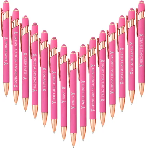 Miniatura 8 de Aozora Paquete de 18 Bolígrafos de Punta de Bola de Escritura Suave 2 en 1 Stylus Bolígrafo Retráctil de Punta de Bola con Punta Stylus Decoración