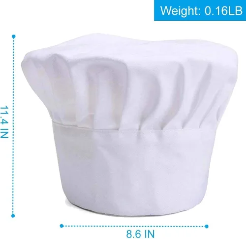 Miniatura 2 de Sombrero de chef gorra de chef ajustable de alta calidad para adultos