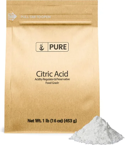 Miniatura 2 de PURE ORIGINAL INGREDIENTS Paquete de ácido cítrico y sorbato de potasio, (1 libra cada uno) grado alimenticio, natural