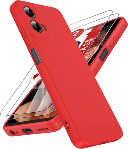 Miniatura 89 de LeYi Funda para Motorola Moto G Play 4G 2024: Funda para Moto G Play 4G 2024 con funda delgada y antiarañazos, silicona líquida a prueba de golpes