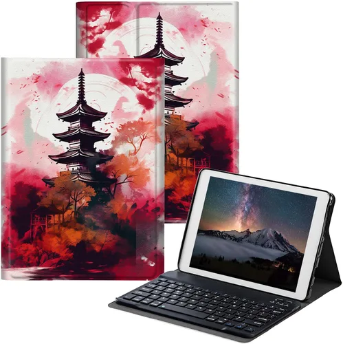 Miniatura 20 de Funda para Samsung Galaxy Tab S6 Lite 2022/2020 con teclado inalámbrico desmontable y soporte ajustable para proteger la tableta para Samsung Galaxy