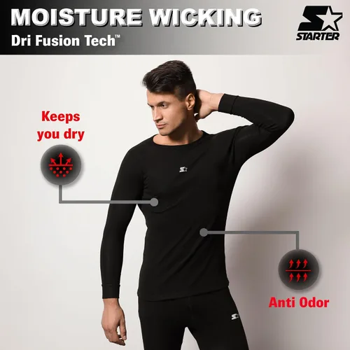 Miniatura 4 de Starter Conjunto de capa base para hombre, parte superior e inferior, camisas de compresión para hombres, pantalones de compresión para hombre