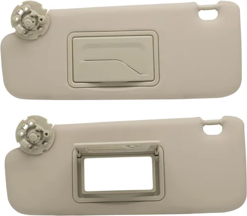 Miniatura 6 de CRAZYPARTS Parasol izquierdo para el conductor compatible con Chevy Cruze 2011-2019, reemplaza # 84126657 Color: Beige
