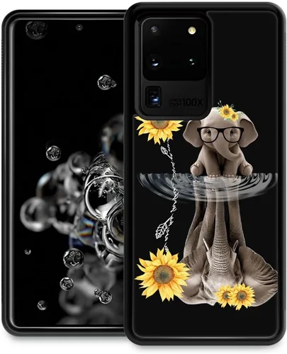 Miniatura 113 de CARLOCA Funda compatible con Samsung Galaxy S20, familia de jirafas divertidas en blanco y negro, para niñas y mujeres, diseño gráfico de moda, a