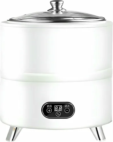 Miniatura 9 de Máquina automática de yogur de temperatura constante, fermentador inteligente comercial, máquina de yogur de acero inoxidable para vinagre de frutas