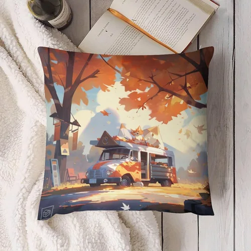 Miniatura 4 de Fundas de almohada para sofá de 12 x 12 pulgadas, diseño cuadrado de otoño y granja campestre, suave, estampado de doble cara, fundas decorativas