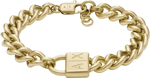 Miniatura 17 de A X Armani Exchange - Pulsera de cadena de acero inoxidable para hombre