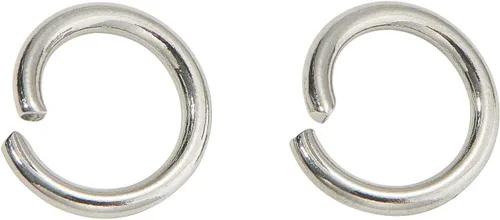 Miniatura 6 de DanLingJewelry 1000 anillos de salto abiertos de acero inoxidable 304 calibre 17 de 0.394 in para hacer joyas, conectores de joyería, encontrar