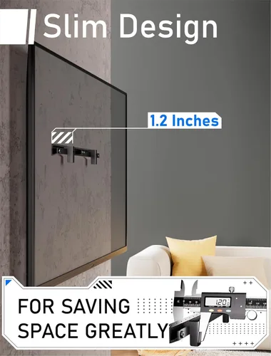 Miniatura 4 de Soporte de pared para TV sin pernos, soporte de TV para paneles de yeso sin taladro, para televisores inteligentes de 22 a 55 pulgadas, soporte