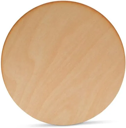 Miniatura 14 de Círculos de madera contrachapada de 6 pulgadas, 1/8 pulgadas de grosor, recortes redondos de madera, paquete de 5 círculos de madera contrachapada