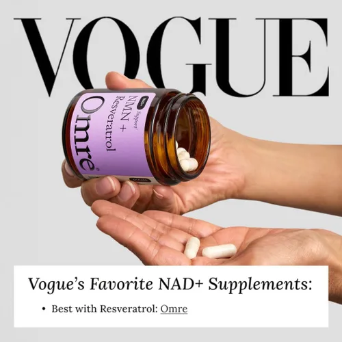 Miniatura 3 de OMRE Suplemento NMN + Resveratrol 99% de pureza para la energía celular, aumento de NAD+ Suplemento de nicotinamida mononucleótido altamente