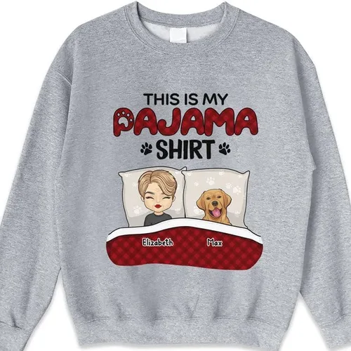 Miniatura 5 de Pawfect House This is My - Camisa de pijama con mascota, camiseta personalizada, regalos de mamá para perros, regalos de cumpleaños para los amantes