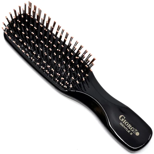 Miniatura 14 de Giorgio Cepillo desenredante suave para el cabello, cerdas de doble longitud para hombres, cabello fino y grueso, masajeador de cuero cabelludo