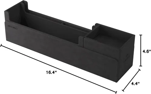 Miniatura 6 de Gamegenic Cards Lair 400+ - Caja convertible para cartas de doble funda, con capacidad para hasta 400 tarjetas, protector de juego de cartas Negro