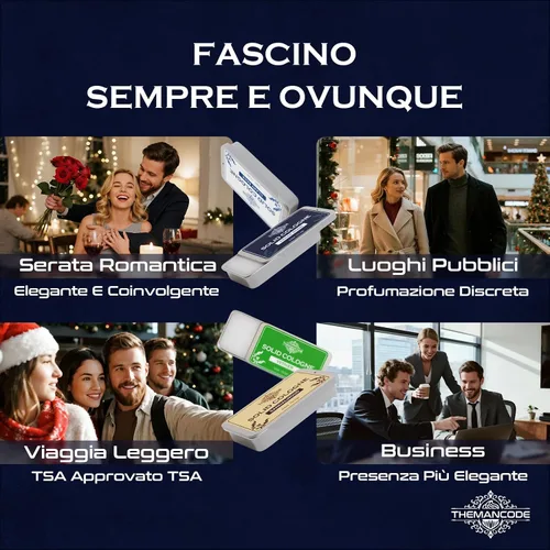 Miniatura 6 de THEMANCODE Colonia sólida para hombres, regalos del día del padre, perfume sólido con sándalo, vetiver, madera de cedro, aromas de salvia, paquete