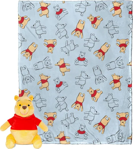 Miniatura 21 de Northwest Mickey Mouse Comic Pop Character Hugger Juego de Almohada y Manta Tipo Throw de Tacto Sedoso, 40" x 50
